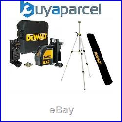 Dewalt DW088K Self Levelling Cross Line Laser Level Bracket Case + Tripod + Bag