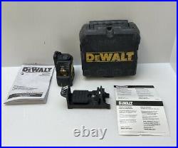 Dewalt DW088 Self Leveling Red Cross Line Laser Level Kit with Hard Case & Manual