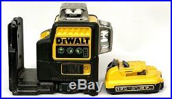 Dewalt DW089LG 12V 100ft Green Self-Leveling 3-Beam 360 Laser Level with Battery