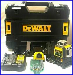 Dewalt DW089LG 12V 3 x 360-Degree Lit-Ion Green Beam Line Laser! Brand New