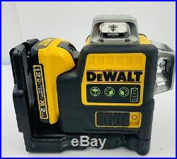 Dewalt DW089LG 12V Green Self-Leveling 3 Beam 360 Laser Level With Battery