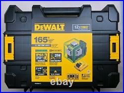 Dewalt DW089LG 12 volt 3 x 360 Degree Green Rotary Line Laser Kit NEW
