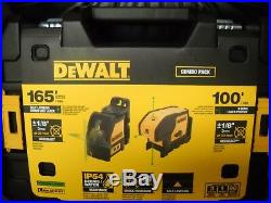 Dewalt Dw0883cg Green-line & Spot Laser Combo Kit Green Beam New