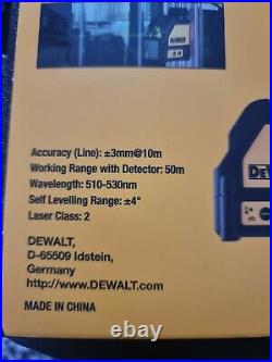 Dewalt Dw088cg-xj Green Self-levelling Cross-line Laser Level