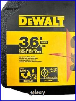 Dewalt Self Leveling Cross Line Laser 36' Range DW08802