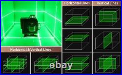 Elikliv 360 Rotary 4D Self-Leveling Laser Level Cross Line Remote Control 200FT