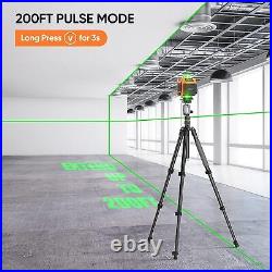 Elikliv 4D 16 Line 4x360° Cross Line Laser Level Self Leveling Laser Tool 200Ft