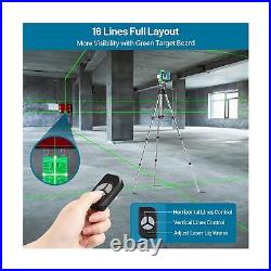 Elikliv Laser Level 4D Self-leveling Laser Level 4 x 360 Green Beam Horizonta