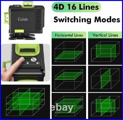 Elikliv Self-Leveling Laser Level 4x360 Green 16 line 4D Laser Auto-Leveling