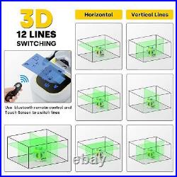 Enventor Self-Leveling Laser Level With Laser Tool Kit, 12 Green Lines. 1367