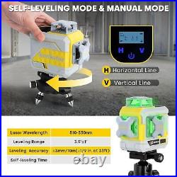 Enventor Self-Leveling Laser Level With Laser Tool Kit, 12 Green Lines. 1367