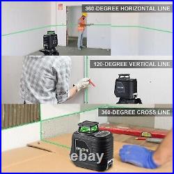 Firecore 360° Self Leveling Cross Line Laser Level with Tripod and Compatib