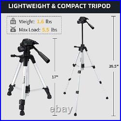 Firecore 360° Self Leveling Cross Line Laser Level with Tripod and Compatib