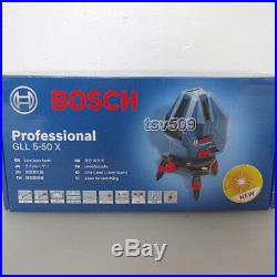 Genuine BOSCH GLL 5-50X Professional 5-Line Laser Self Level Measure Beam