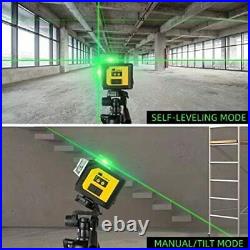 GloBest 3D Green Beam Self-Leveling Laser Cross Line Laser Bag Packing
