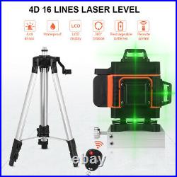 Green Beam 4D 16 Lines Laser Level Auto Self Leveling Rotary Cross Measure XC471