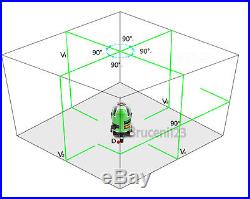 Green Laser Level 5 Line 1 Point 360 Rotary Laser Level self-leveling EK-469GJ