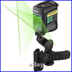 HAMMERHEAD HLCLG01 Green Beam COMPACT Self-Leveling Cross Line Laser with Adj