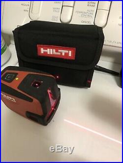 HILTI PMC 46 COMBI LASER LEVEL SELF-LEVELING 4 POINTS With Case