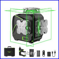 HUEPAR 360 Degree Laser Line Laser Level Green Beam