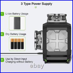 HUEPAR 360 Degree Laser Line Laser Level Green Beam