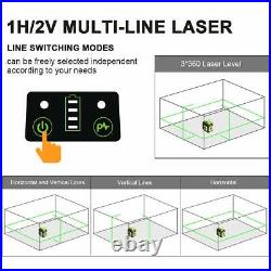 Horizontal and Two Vertical Lines Laser With Type-C Port B21CG +Receiver +Tripod