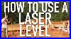 How_To_Use_A_Johnson_Rotary_Laser_Level_Building_Tips_For_Diy_Septic_U0026_Foundation_Leveling_01_gqm
