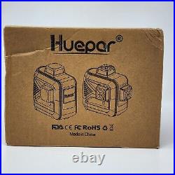 Huepar 3D Bluetooth Connectivity Green Beam Laser Level with Carry Case 603CG-BT