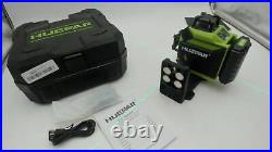 Huepar 3D Cross Line Self-leveling Laser Level, 3 x 360 Green Beam