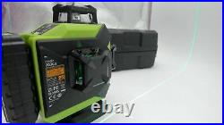 Huepar 3D Cross Line Self-leveling Laser Level, 3 x 360 Green Beam