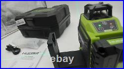 Huepar 3D Cross Line Self-leveling Laser Level, 3 x 360 Green Beam