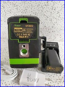 Huepar 3D Green Beam Self-Leveling Laser Level 3 x 360 GF360G