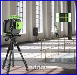 Huepar 4D 16 Lines Green Laser Level Auto Self Leveling 360 Rotary Cross Measure