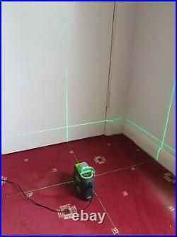 Huepar 603CG Cross Line Laser Level Green Beam 3D 360 Self Leveling 12 Line