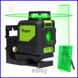 Huepar 901CG Laser Level Mute Green Beam Cross Self-Leveling - 360° Self