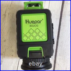 Huepar B02CG 3D Green 360 Cross Line Self Leveling Laser Level Green Beam Light
