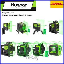 Huepar Green Rotary Laser Level Line Kit 3D 360 line Cross Horizontal Vertical