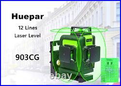 Huepar Laser Level 903cg Powerful 12 Lines 3d 360 Osram Technology Uk