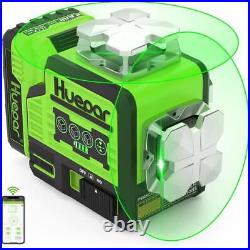 Huepar Laser Level Self Leveling 2x360°outdoor Bluetooth Green Beam Cross Line