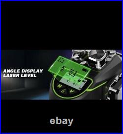 Huepar S04CG CrossLine Laser Level 4360 4D 16 Line Bluetooth Remote control LCD