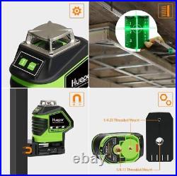 Huepar Self-Leveling Green Laser Level 360° Cross Line with2 Dots Laser Tool
