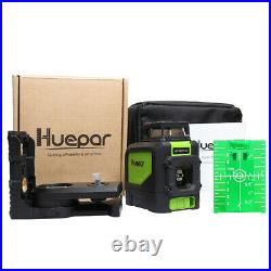 Huepar rotary laser level green Cross Line Laser Self Leveling Laser + Receiver