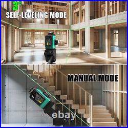 INSPIRITECH Laser Level 3x360 Self Leveling Tiling Floor Wall Ceiling Green Beam