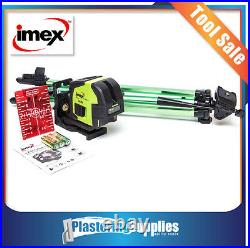Imex 2 Line Self Levelling Internal Cross Line Plumb Laser LX22 Inc Tripod + Bag