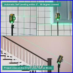 Inspiritech 3x360° Green Beam Multi Line Laser Level for Floor Wall tile Ceiling