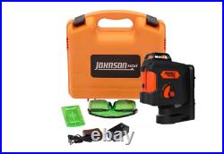 Johnson 360Self-Leveling Laser with Plumb Line 40-6676 GreenBrite Technology