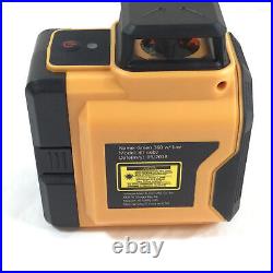 Johnson 40-6607 Black Orange Self Leveling Laser With Plumb Line Kit Used