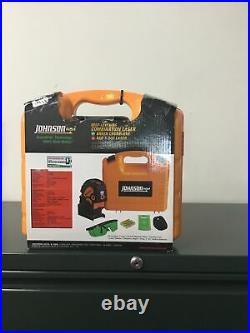 Johnson 40-6688 Self-Leveling Combination Green Cross-Line and Red 5 Dot Laser