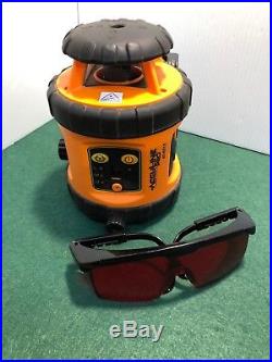 Johnson Acculine Pro 40-6515 Self Leveling Rotary Laser Level withManual and Case