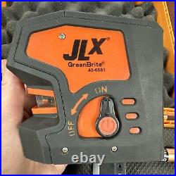 Johnson JLX 40-6681 Self-Leveling 180? Cross-Line Laser